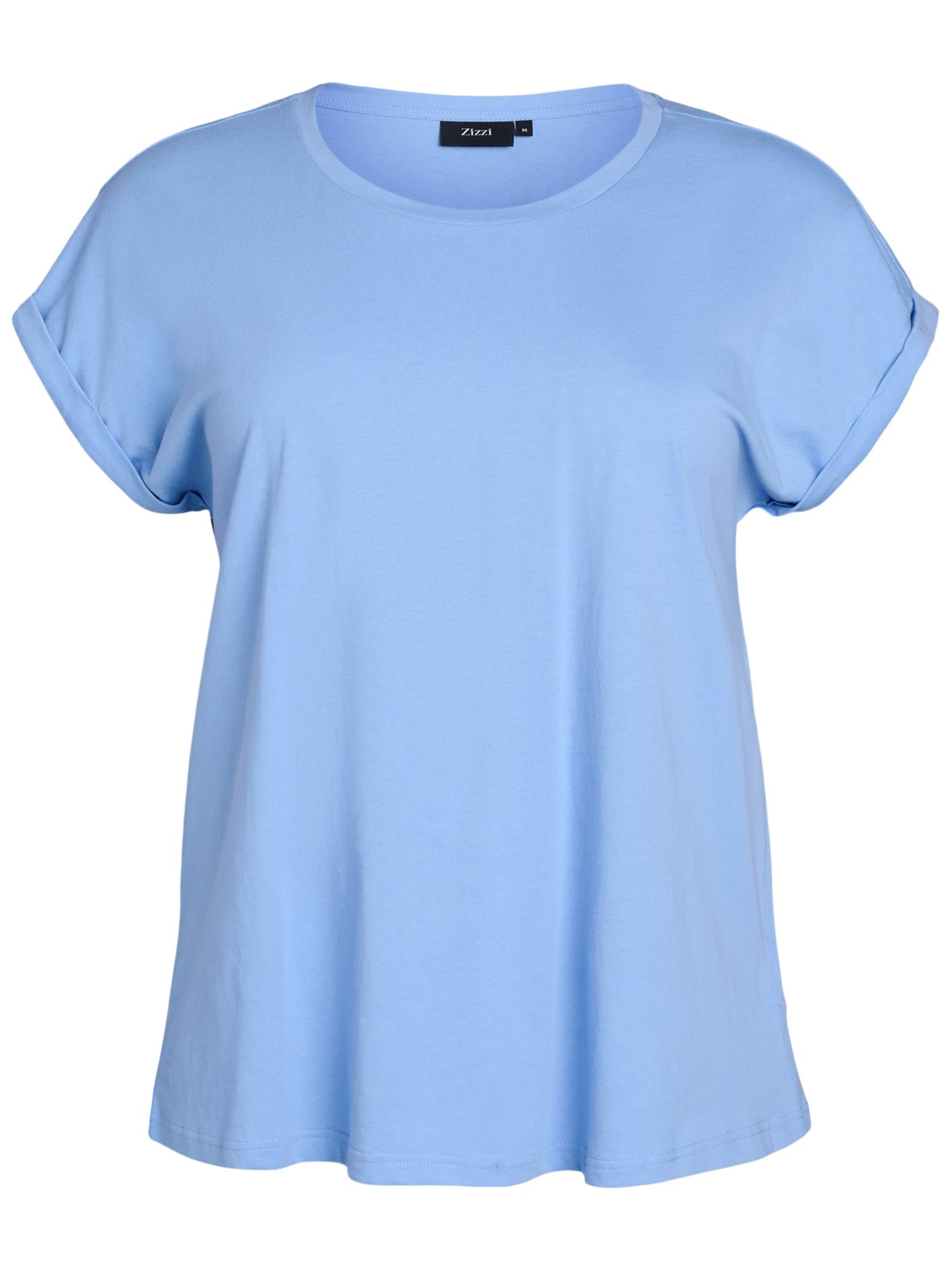Zizzi Tričko 'MKATJA' – modrá: přední strana