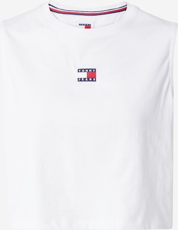 Tommy Jeans Top in White: front