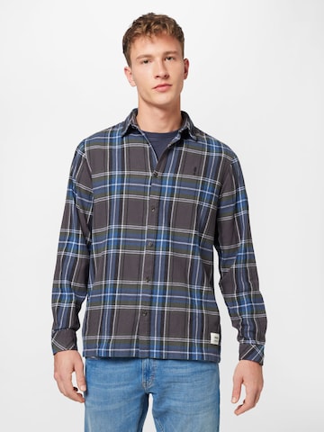 !Solid - Ajuste regular Camisa 'Danar' en gris: frente