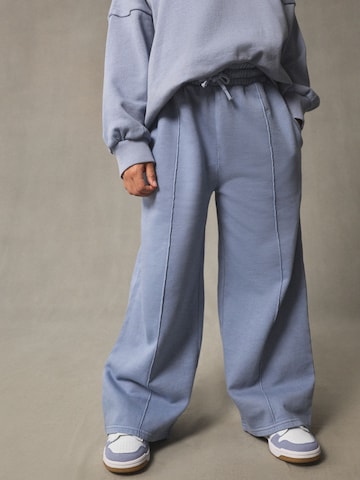 Next Wide leg Broek in Blauw: voorkant