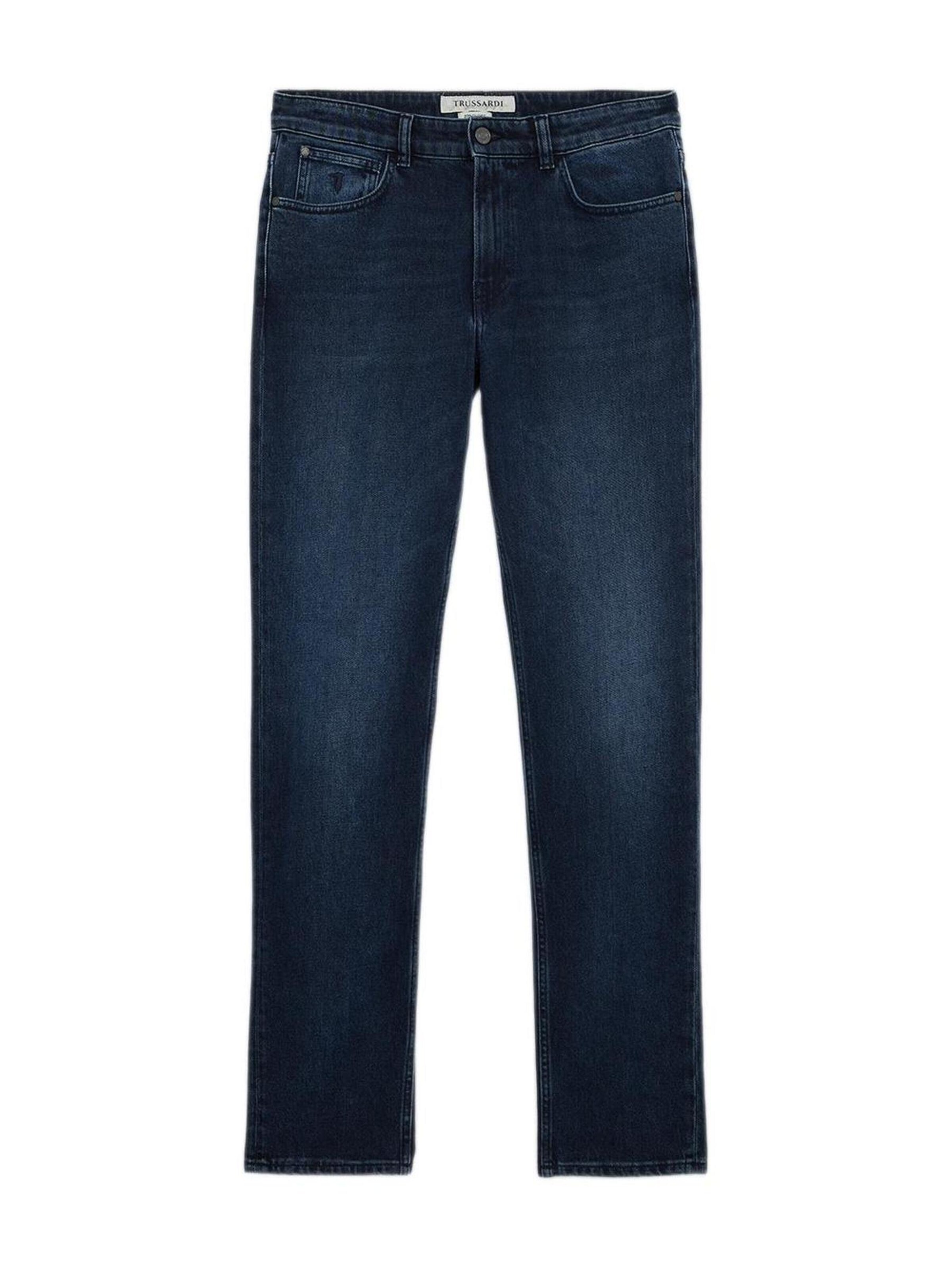 Trussardi - Slimfit Vaquero en azul: frente