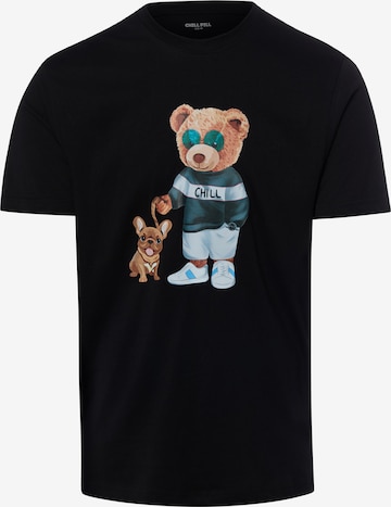 T-Shirt ' Dog Bear ' Chill Pill en noir : devant