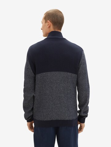 TOM TAILOR Knit cardigan in Blue