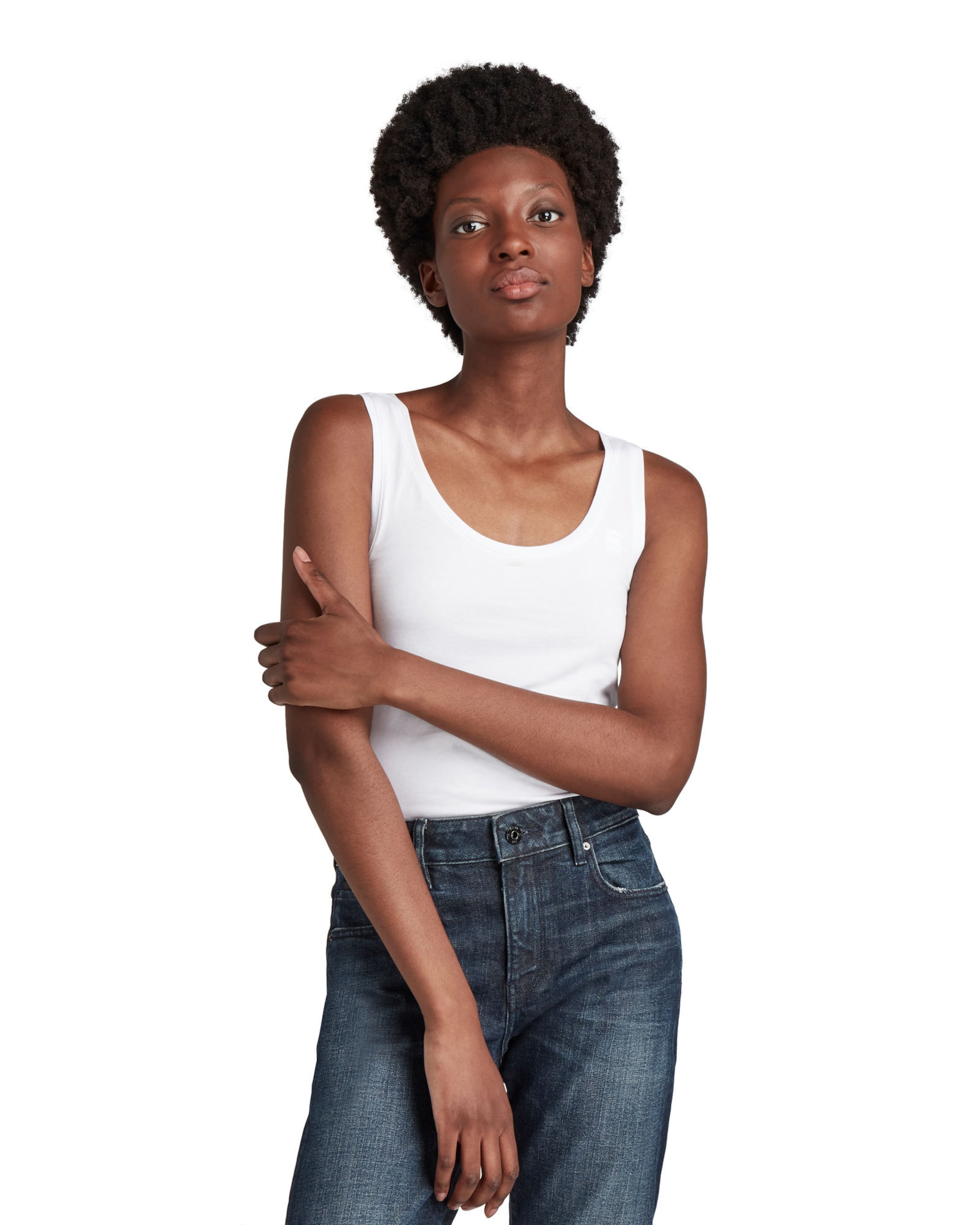 G-STAR Top - fehér: elől