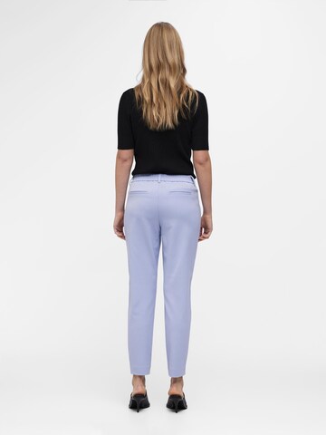 OBJECT Slimfit Bundfaltenhose 'LISA' in Blau