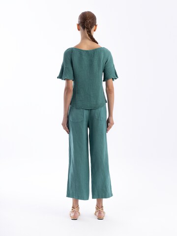 Loosefit Pantaloni di Haris Cotton in verde