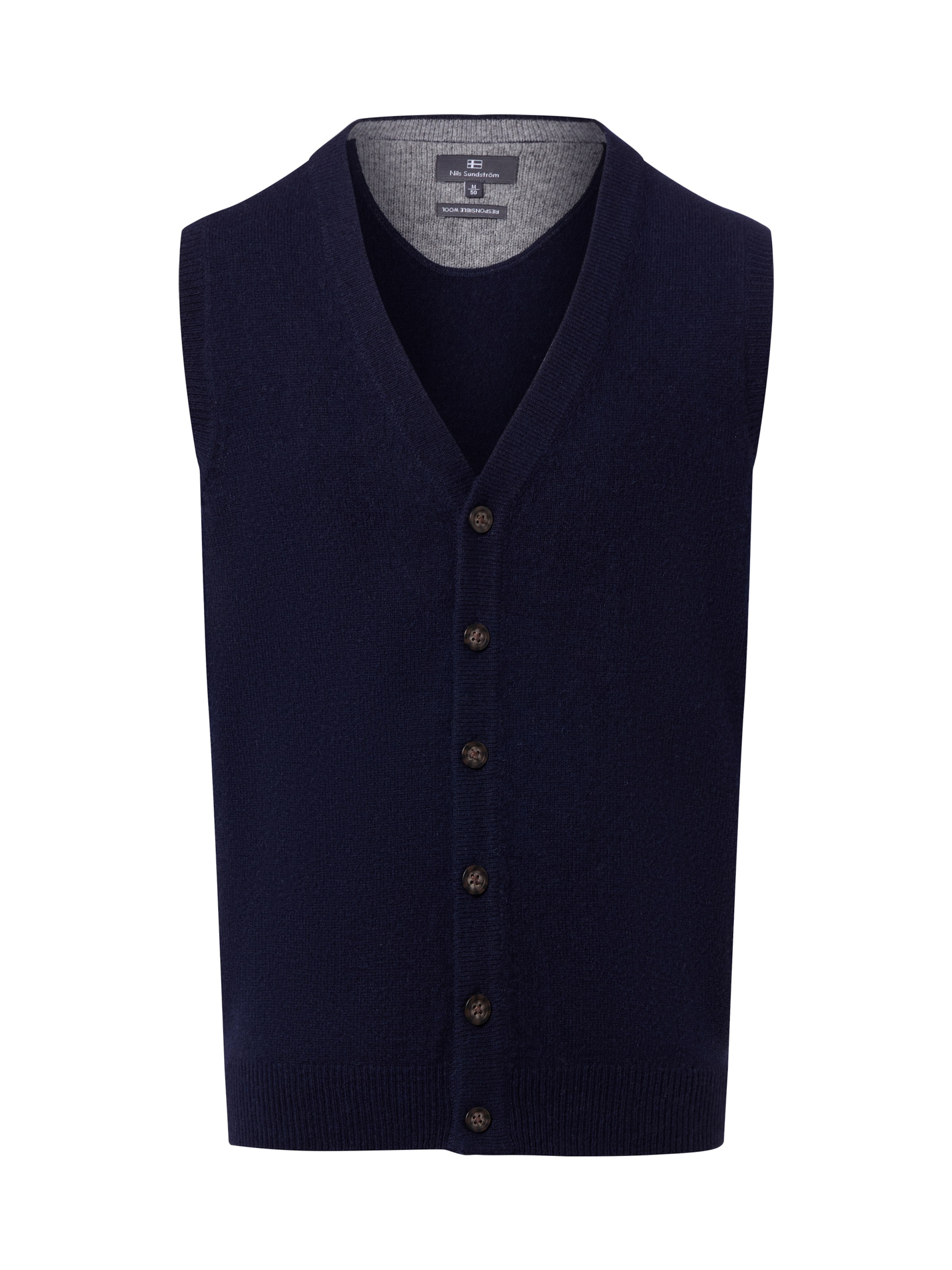 Andrew James Sweater Vest in Blue: front