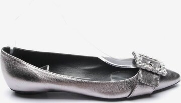 Marc Jacobs Flats & Loafers in 38 in Silver: front