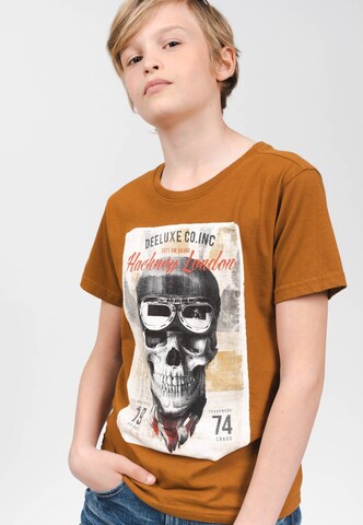 T-Shirt 'Clem' Deeluxe en marron
