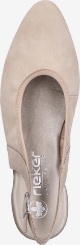 Rieker Slingpumps i beige