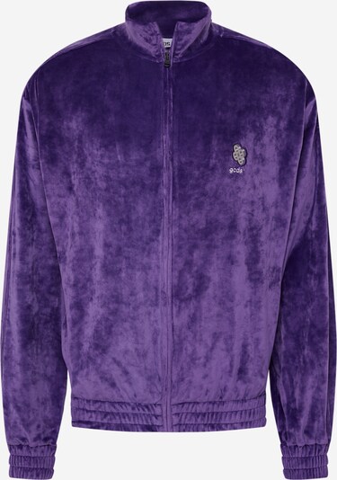 GCDS Sweatjacka i grafit / aubergine, Produktvy