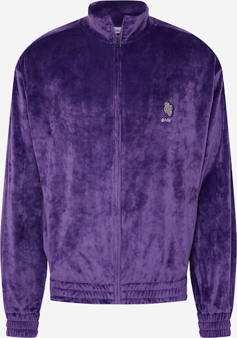 GCDS Sweat jacket in Purple: front
