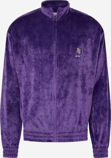 Džemperis iš GCDS, spalva – grafito / baklažano spalva, Prekių apžvalga
