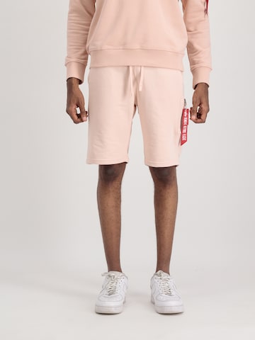 ALPHA INDUSTRIES Shorts in Pink: predná strana