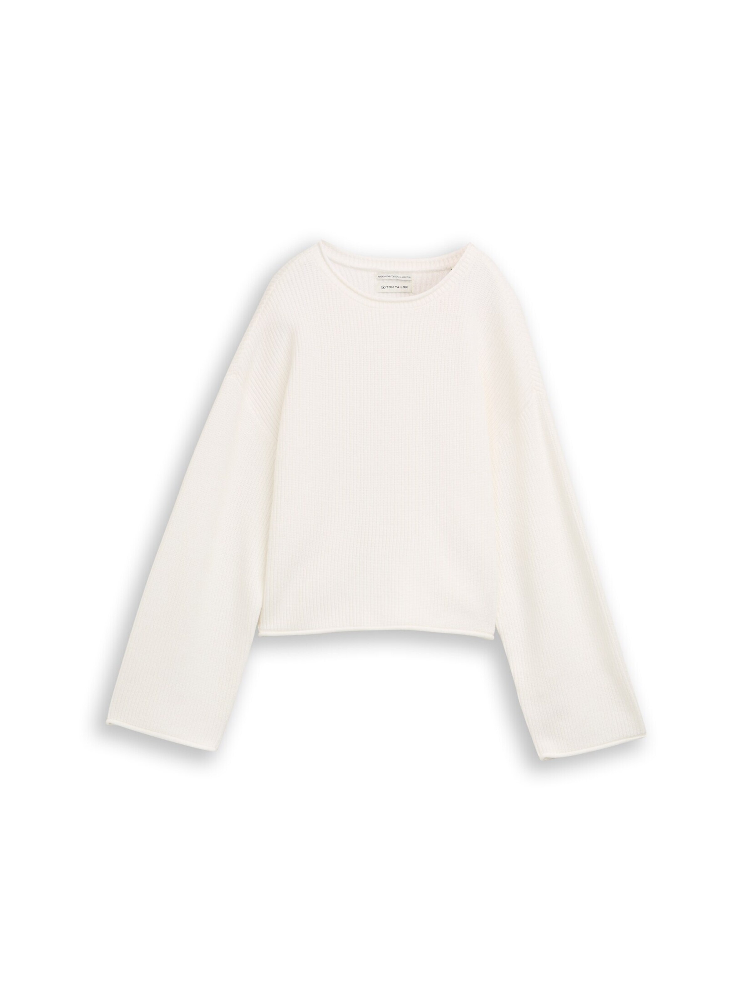 TOM TAILOR Sweater in Wool white, Item view