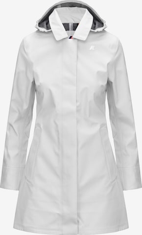Veste mi-saison K-Way en blanc : devant