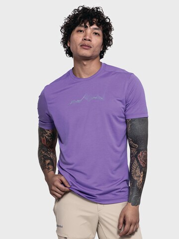 T-Shirt fonctionnel 'Circ Sulten' Schöffel en violet : devant