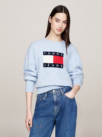 Tommy Jeans Sweater in Blue: front