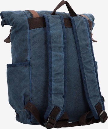 GREENBURRY Rucksack 'Vintage Aviator' in Blau