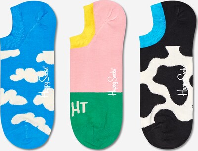 Happy Socks Füßlinge 'Summer Day No Show' in hellblau / pink / schwarz / offwhite, Produktansicht
