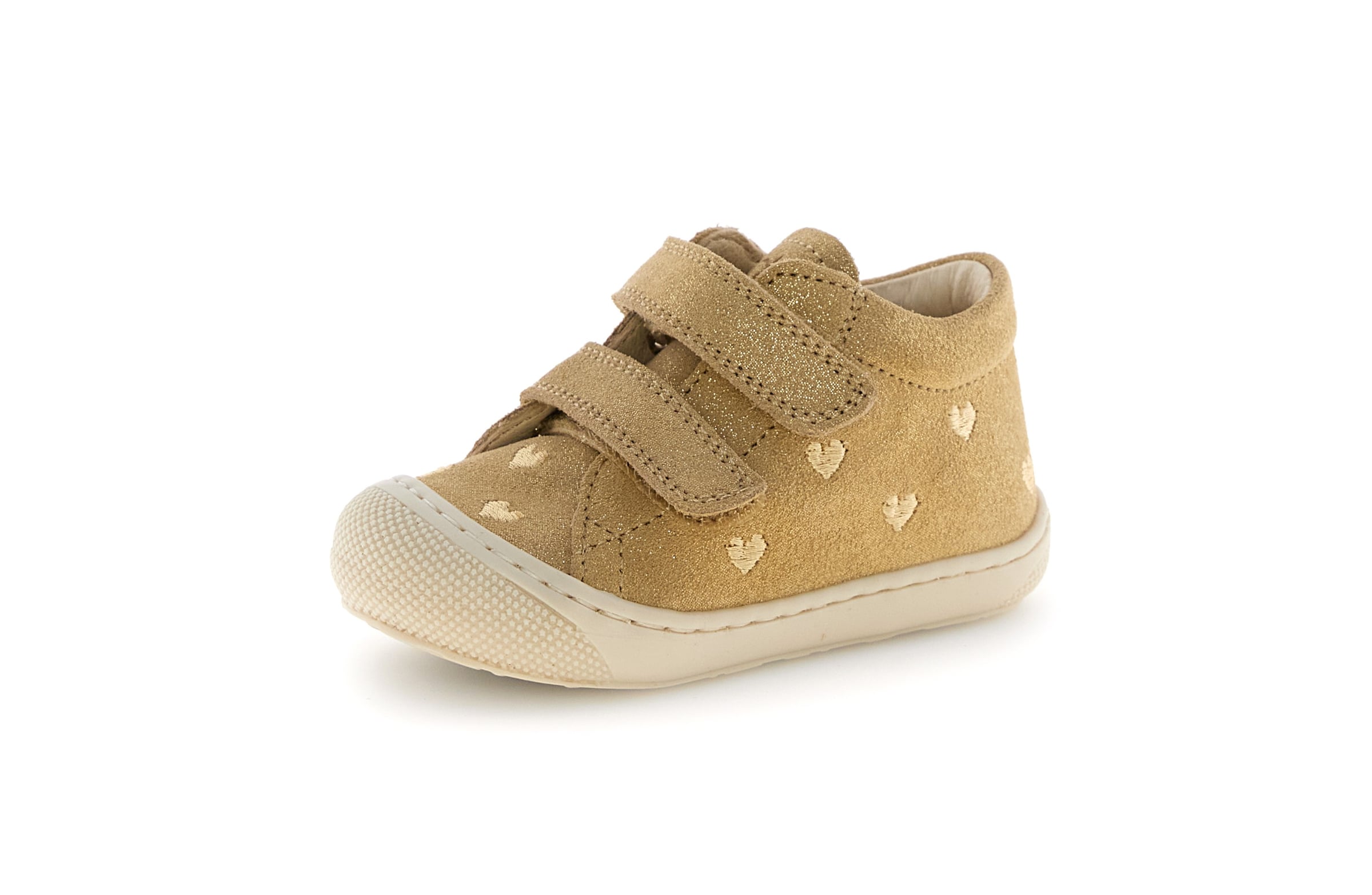 NATURINO First-Step Shoes in Beige: front