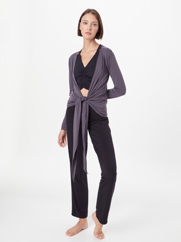 CURARE Yogawear Athletic Cardigan in Grey