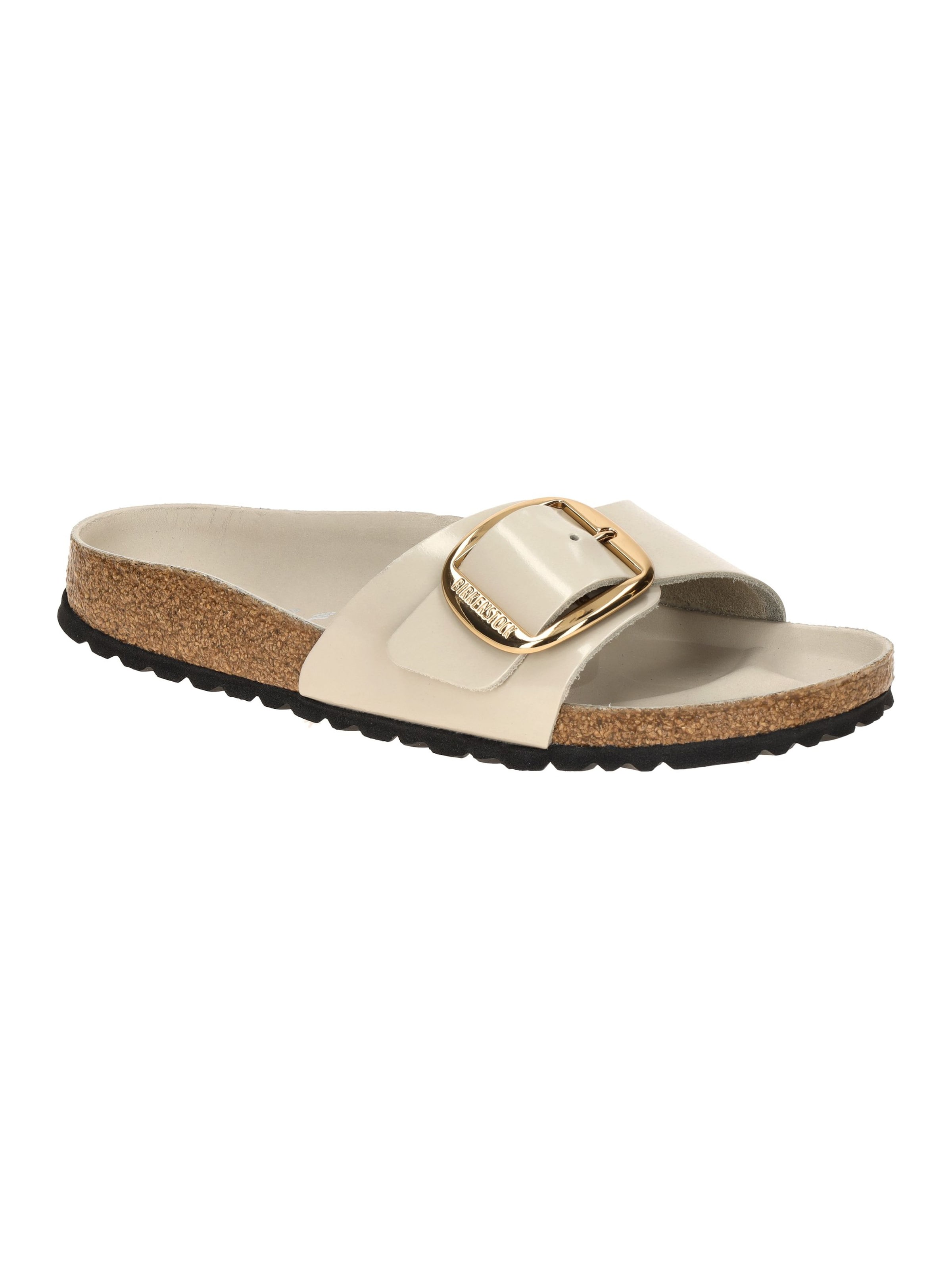BIRKENSTOCK Pantolette 'Madrid'‌‌‌‌ in Grau: Vorderseite