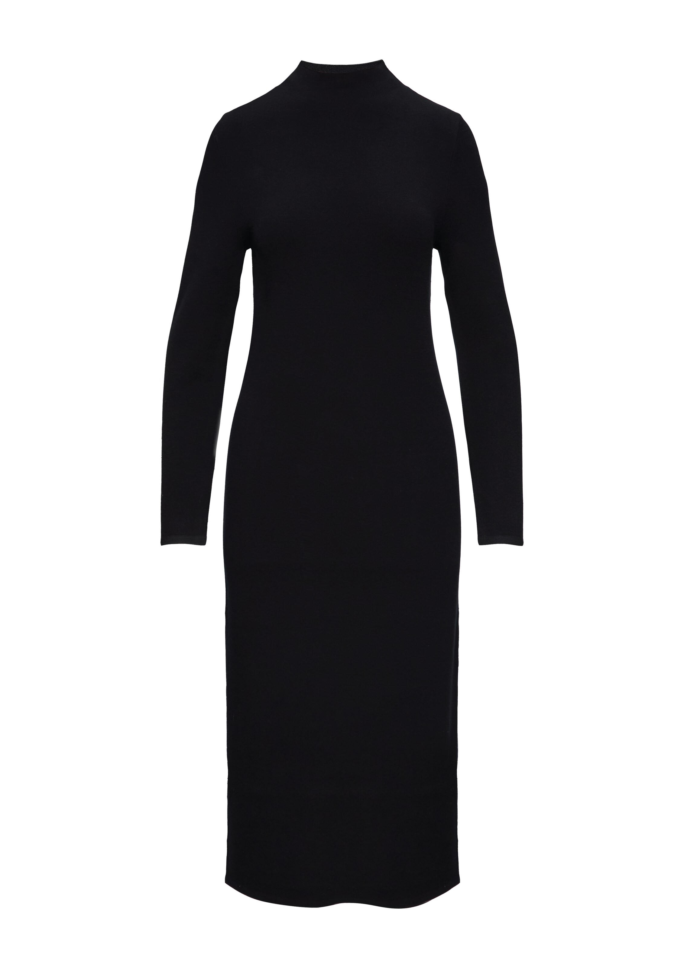 s.Oliver BLACK LABEL Kleid in Schwarz: Vorderseite