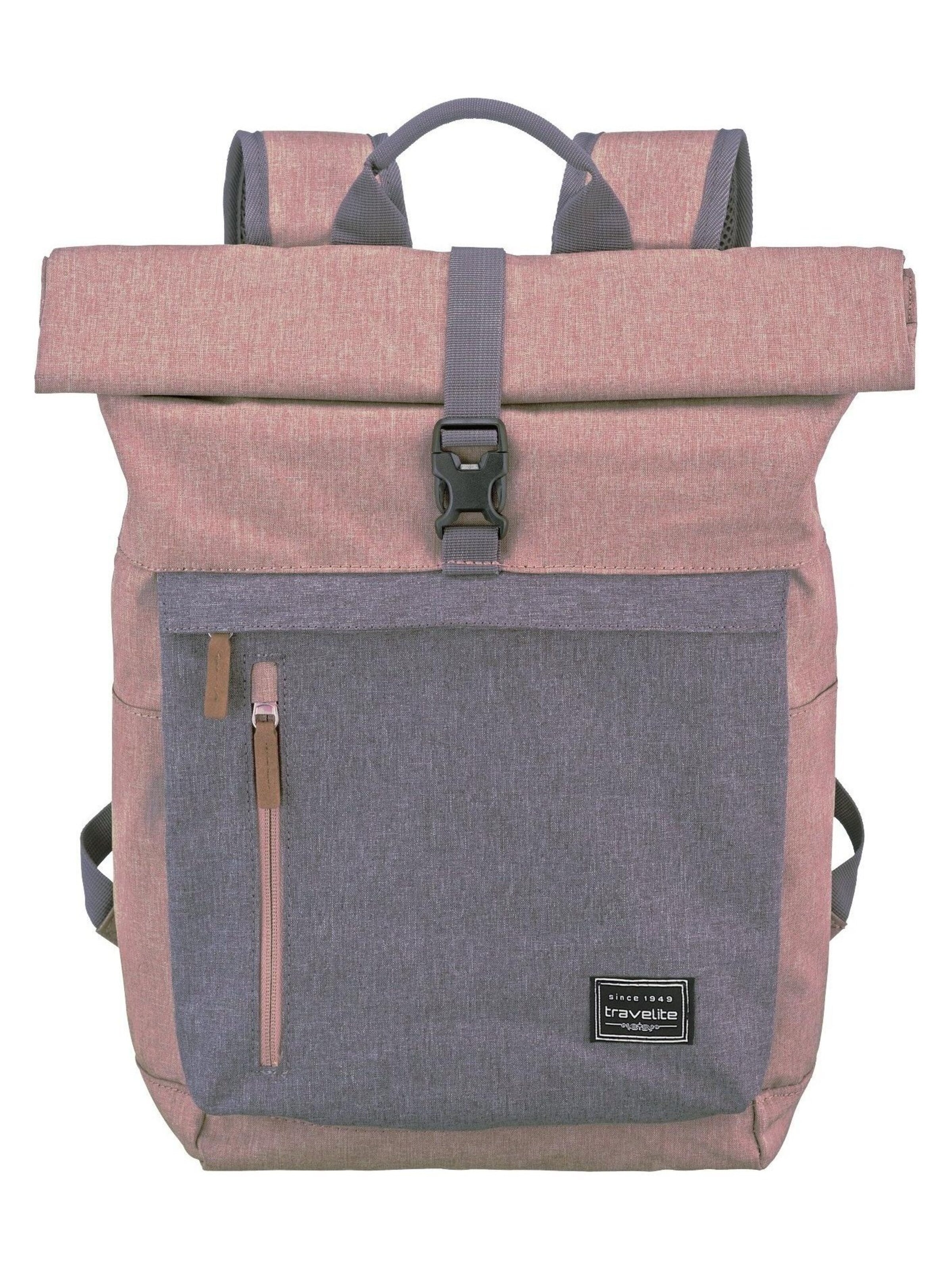 TRAVELITE - Mochila en rosa: frente