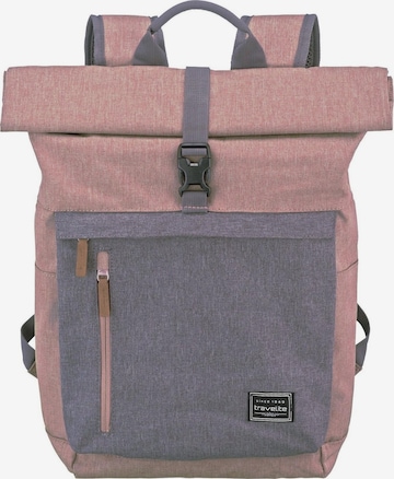 Zaino di TRAVELITE in rosa: frontale