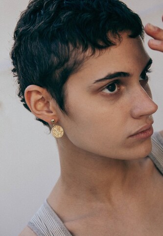 Boucles d'oreilles Haze&Glory en or : devant