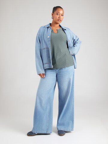 ONLY Carmakoma Blúzka 'CARSANDRA' - Zelená