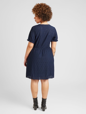 Vero Moda Curve Kleid 'ULRIKKE' in Blau