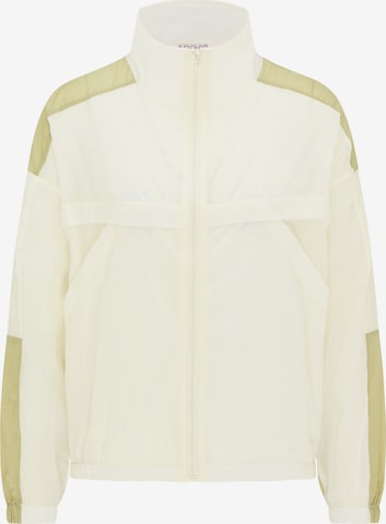 myMo ATHLSR Athletic Jacket in White: front