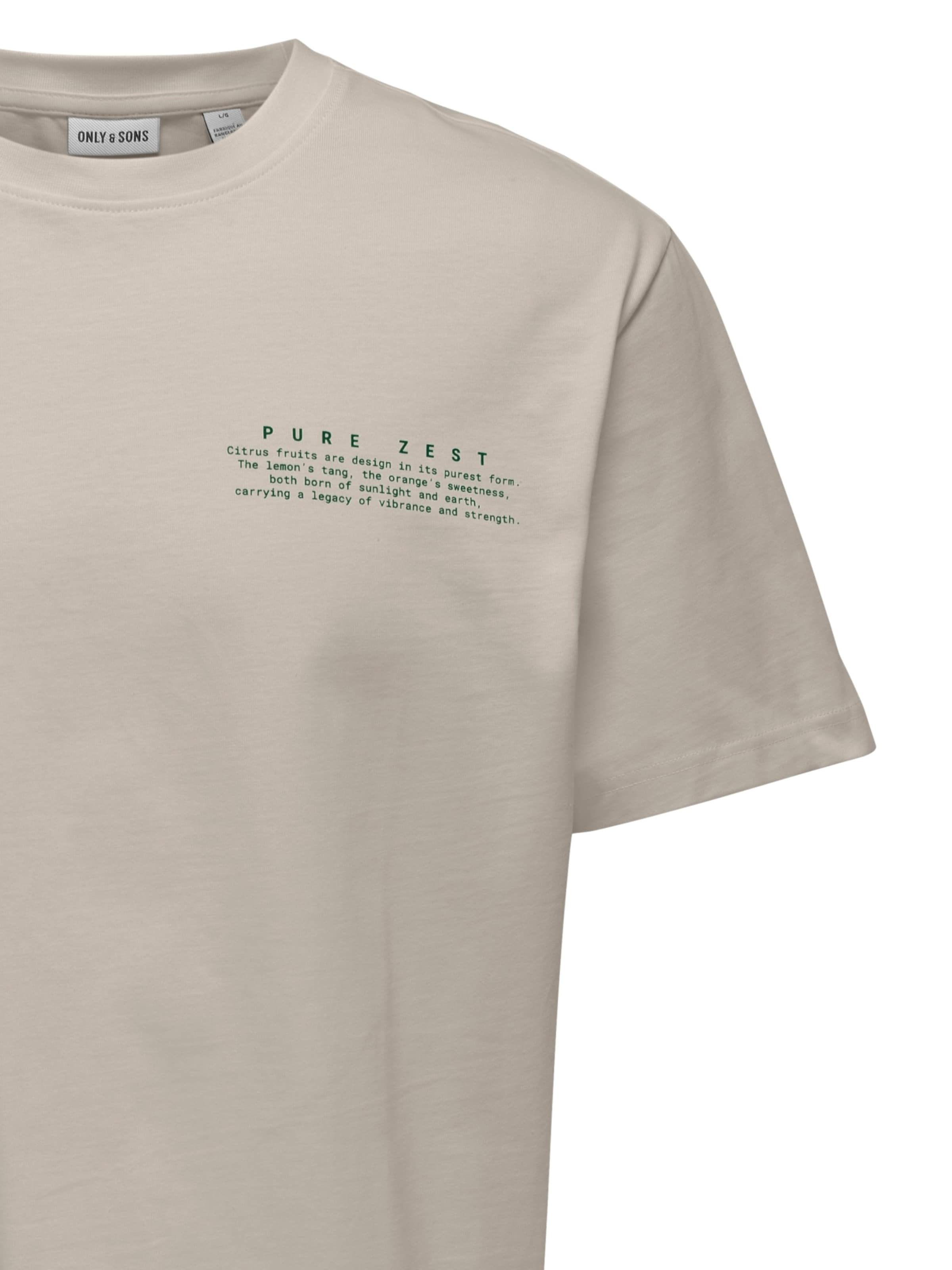 Only & Sons Футболка 'Fred Life RLX' в Бежевый