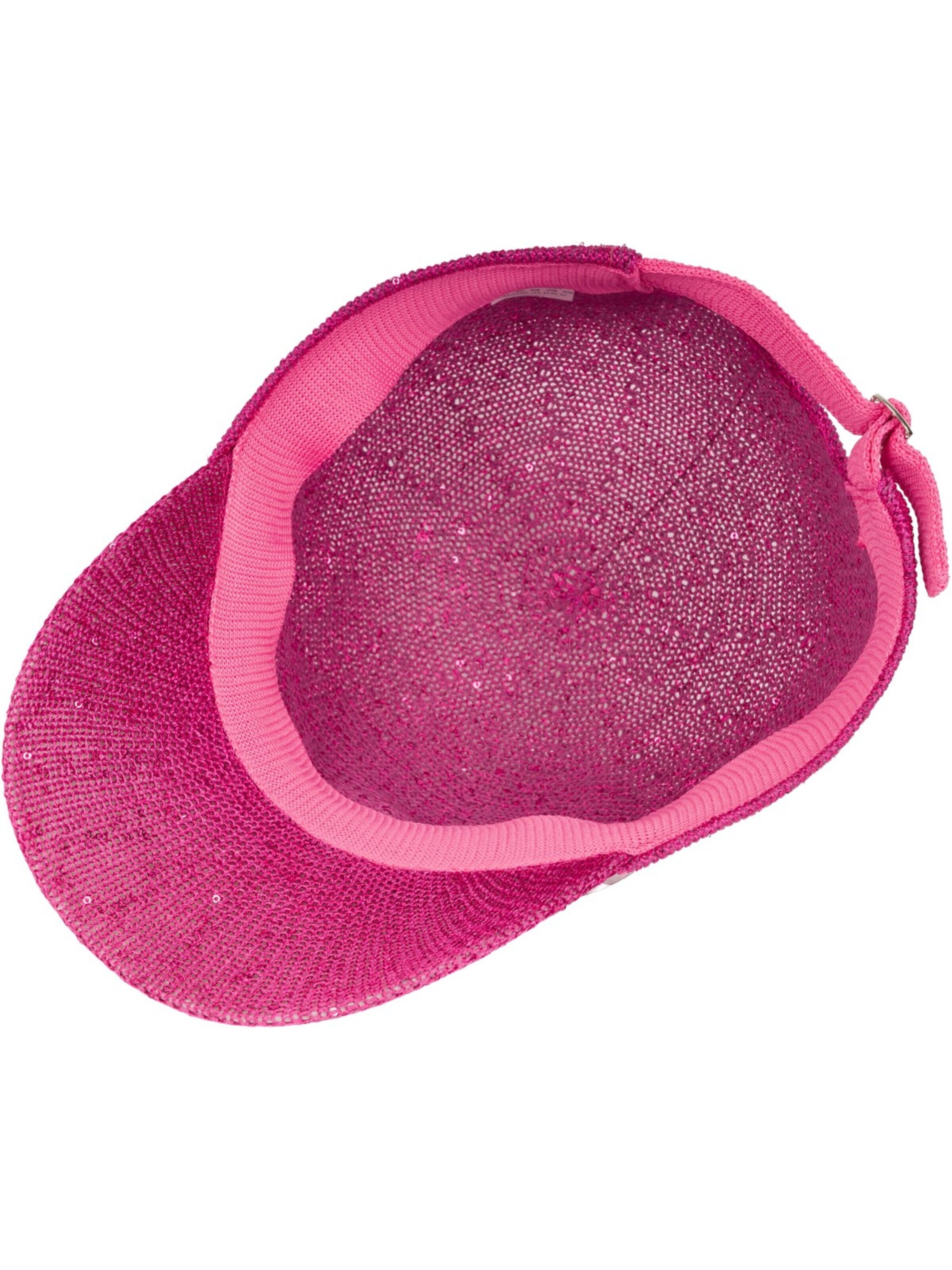 styleBREAKER Cap 'Gewebtes Baseball Cap Pailletten'‌‌‌‌‌‌‌‌‌ in Pink