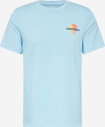 CONVERSE T-Shirt 'SUNSET' in Blau: predná strana