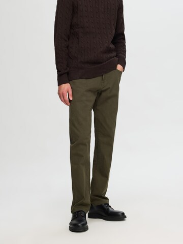 regular Jeans 'Scott' di SELECTED HOMME in verde: frontale