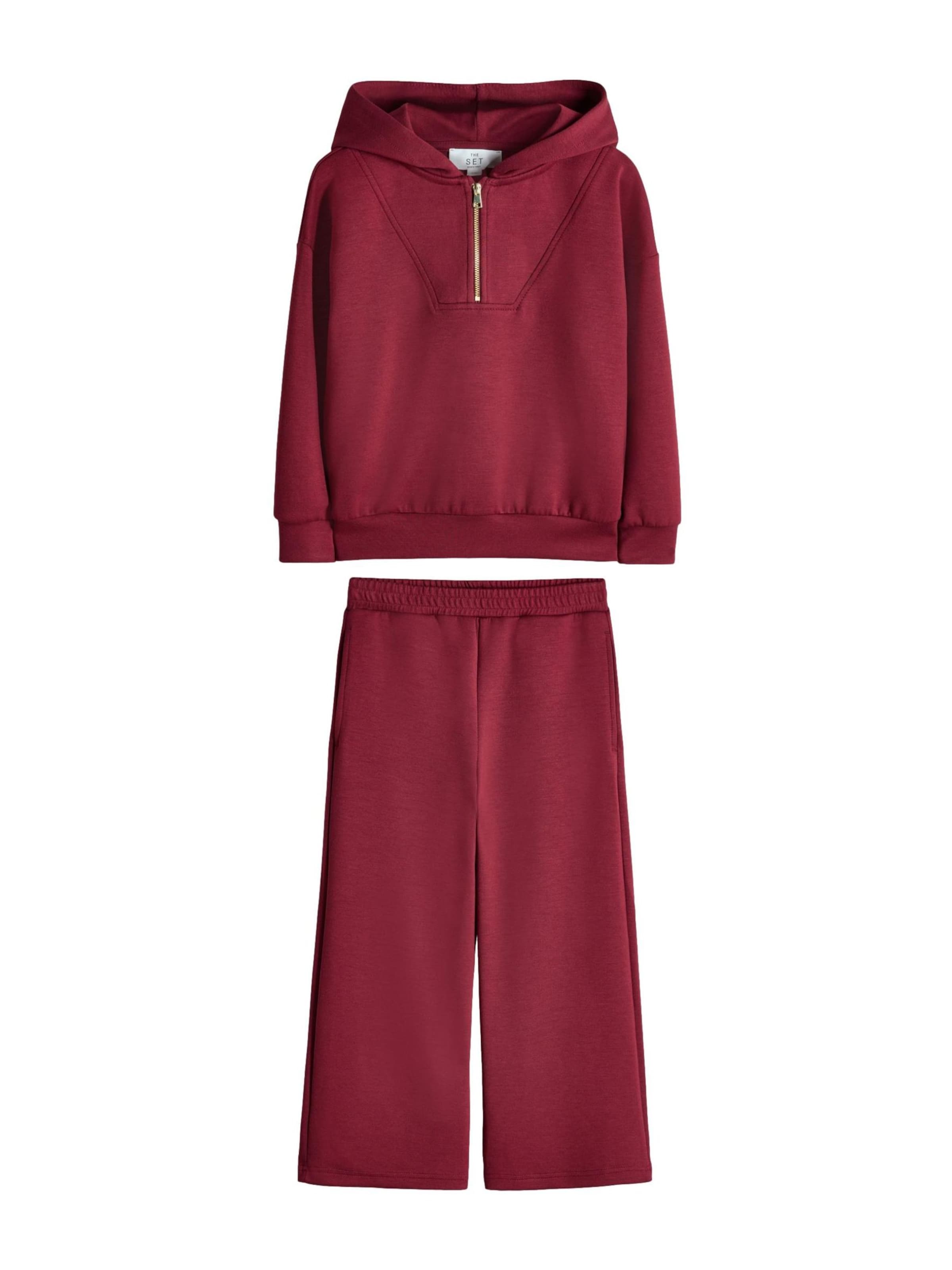The Set Sweatsuit in Burgundy, Item view