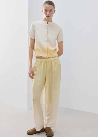 MANGO Knit Cardigan 'cesarita' in Beige