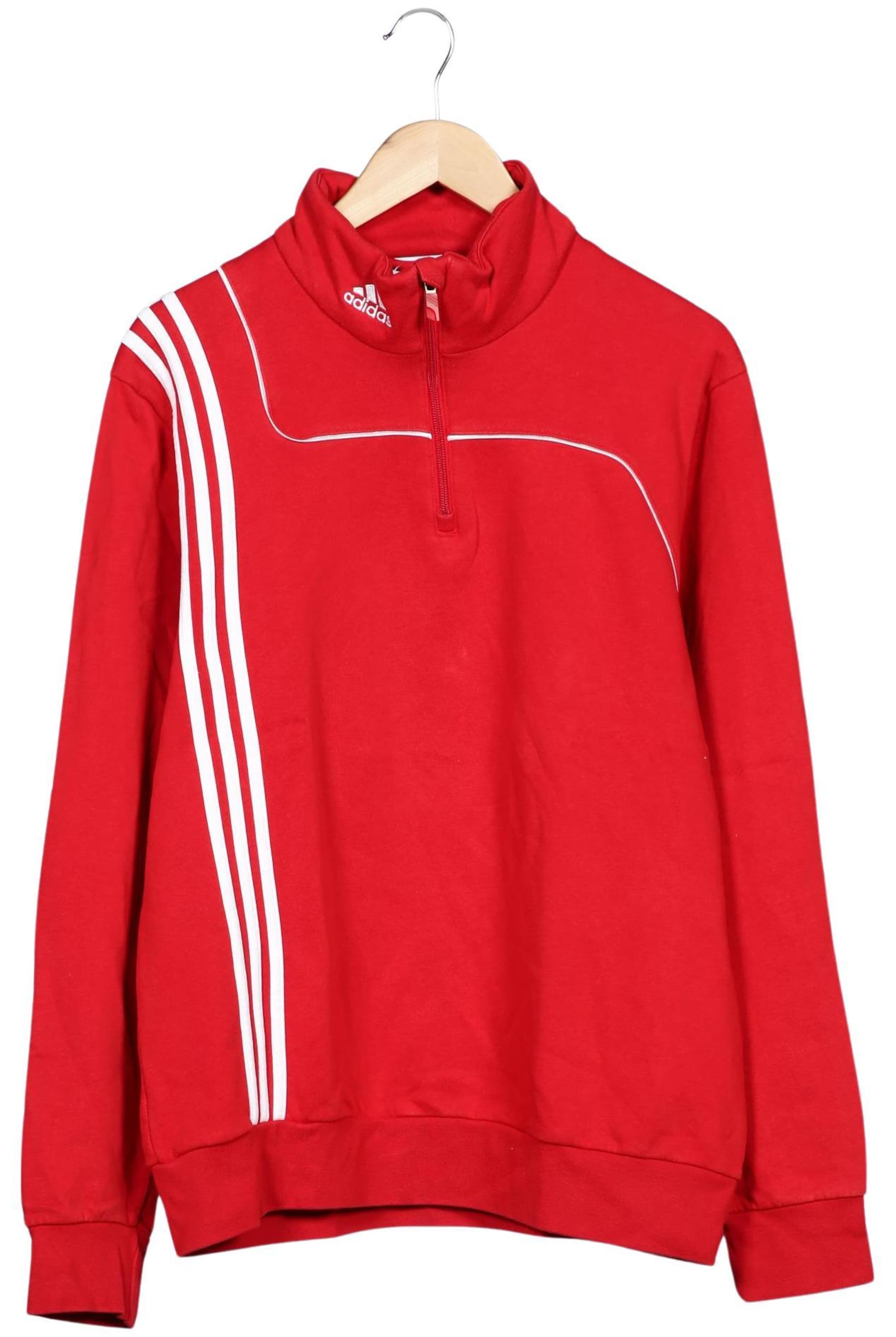 ADIDAS PERFORMANCE Sweatshirt & Zip-Up Hoodie in L in Red: front