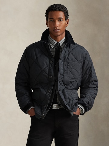 Polo Ralph Lauren Tussenjas in Zwart: voorkant