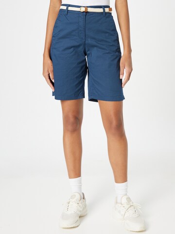 Regular Pantalon chino TOM TAILOR en bleu : devant