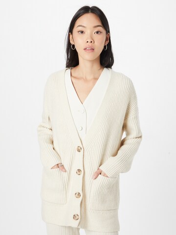 Abercrombie & Fitch Cardigan i hvid: forside