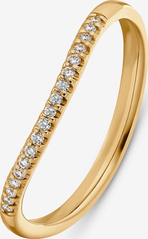 CHRIST Ring in Gelb: Vorderseite