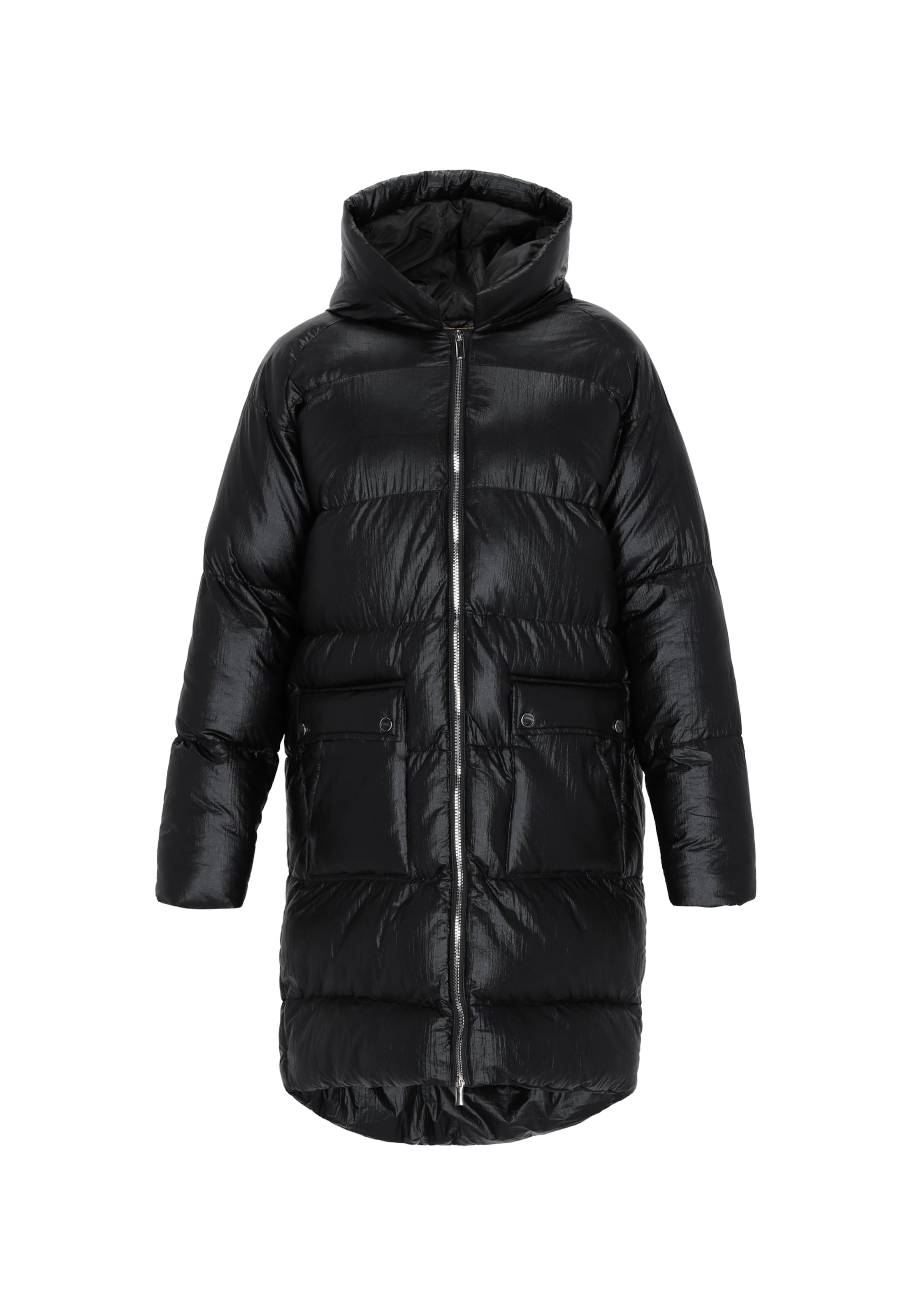 faina Zimski plašč | črna barva, Prikaz izdelka