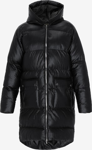 faina Płaszcz zimowy w kolorze czarny: przód