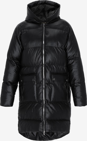 faina Ziemas mētelis, krāsa - melns, Preces skats