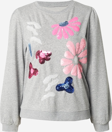 Bluză de molton 'Uletta' de la LIEBLINGSSTÜCK pe gri: față