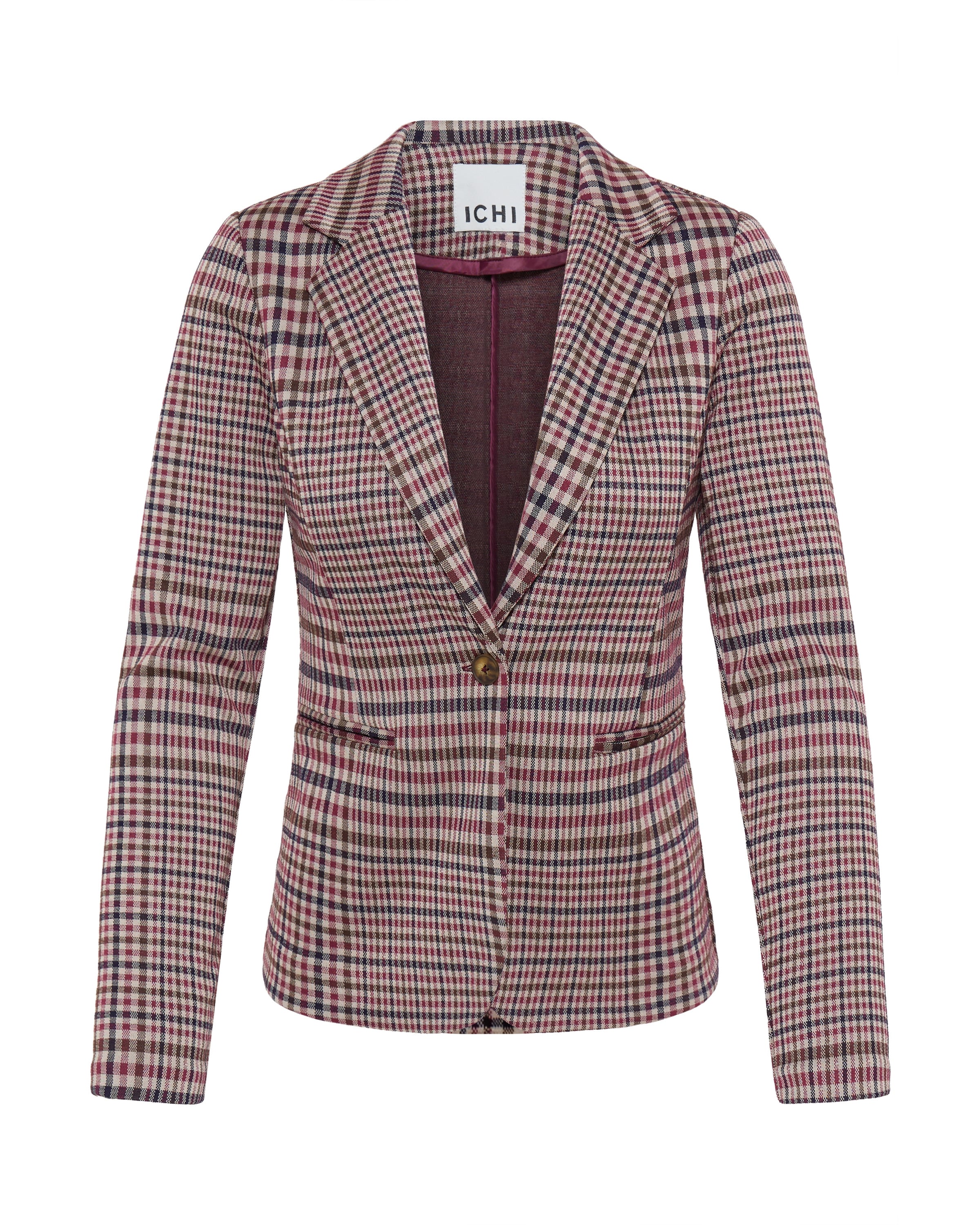 ICHI - Blazer 'KATE' en marrón: frente